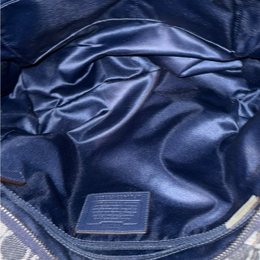 Coach Blue and Gray Women's Tote Bag - Picture 5 of 7